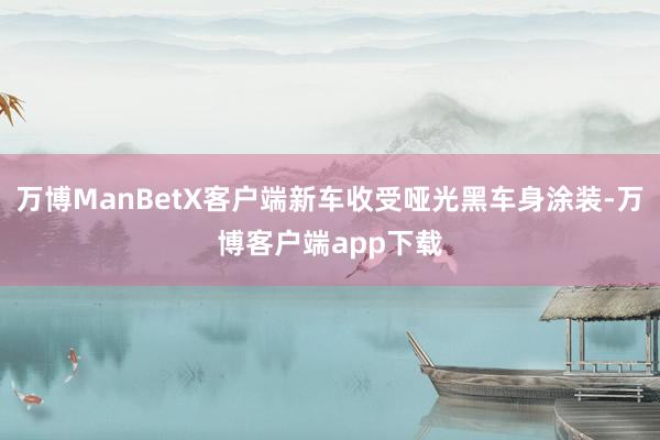 万博ManBetX客户端新车收受哑光黑车身涂装-万博客户端app下载